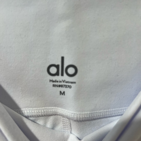 ALO Yoga White Real Bra Tank - Picture 6 of 6